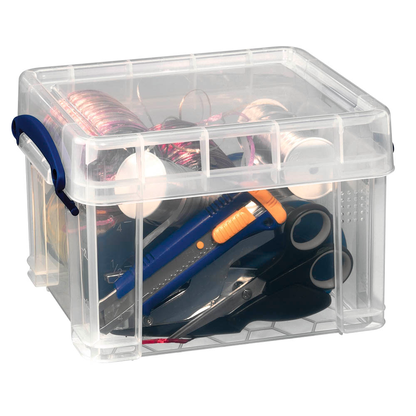Artikelbild für Really Useful Box Aufbewahrungsbox 3,0 l transparent 24,5 x 18,0 x 16,0 cm, 1 St., Artikelnummer 253823