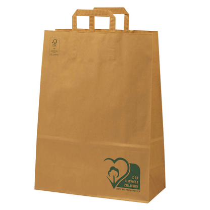 Artikelbild 2 für VP Papier-Tragetaschen braun 32,0 x 42,0 cm, 50 St., Artikelnummer 153597