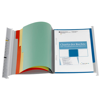 Artikelbild 4 für EICHNER Personalhefter Typ 2 Kunststoff grau DIN A4 5x kaufmännische Heftung, 1 St., Artikelnummer 752816