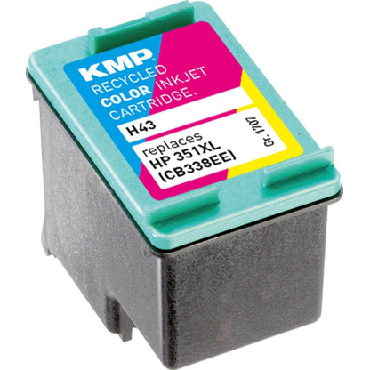 Artikelbild 3 für KMP H43 color Druckerpatrone kompatibel zu HP 351XL (CB338EE), Artikelnummer 599019