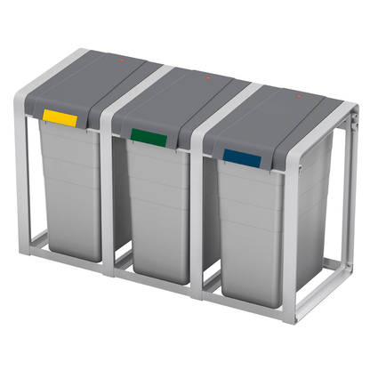 Artikelbild 4 für Hailo ProfiLine Öko XL, Basiseinheit Mülleimer 38,0 l signalgrau, 1 St., Artikelnummer 123141