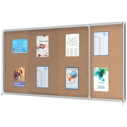 Artikelbild 8 für nobo Schaukasten silber 27x DIN A4 200,0 x 6,3 x 97,0 cm, 1 St., Artikelnummer 311393