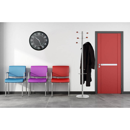 Artikelbild 3 für unilux Wanduhr Mega schwarz Kunststoff, Ø 57,5 cm, Artikelnummer 723314