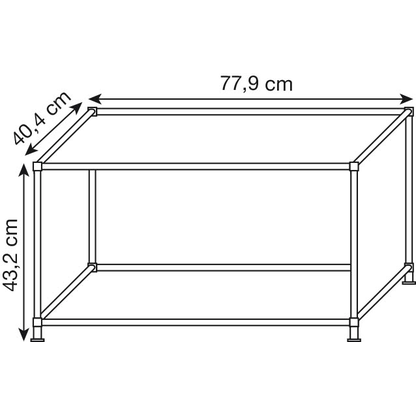 Artikelbild 2 für viasit Aktenregal System4 violettblau 77,9 x 40,4 x 43,2 cm, 1 St., Artikelnummer 502183