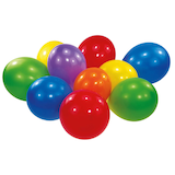 Artikelbild 1 für amscan® Luftballons bunt, 100 St., Artikelnummer 221497