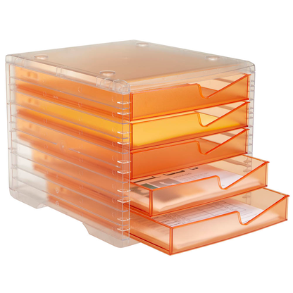 Artikelbild 4 für styro Schubladenbox styroswingbox light apricot 275-8430.24124, DIN A4 mit 5 Schubladen, 1 St., Artikelnummer 821932
