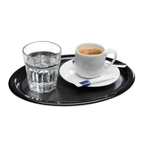 Artikelbild 1 für APS Tablett KAFFEEHAUS schwarz rund 20,0 x 26,0 cm, Artikelnummer 198418