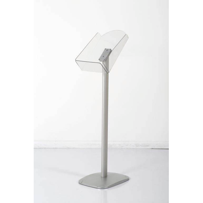 Artikelbild 4 für update displays Prospektständer silber DIN A4 25,0 x 33,0 x 100,0 cm, 1 St., Artikelnummer 217107