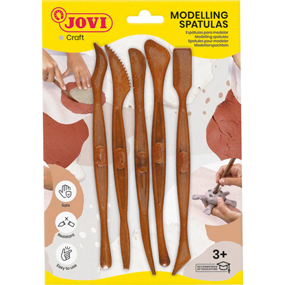 Artikelbild 3 für JOVI Modellierwerkzeug braun, 5 St., Artikelnummer 321608