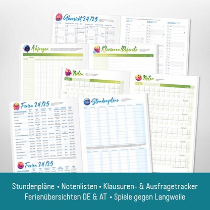 Artikelbild 5 für Häfft® Verlag Hausaufgabenheft Let´s play liniert DIN A5 ohne Rand, 112 Blatt, 1 St., Artikelnummer 370779