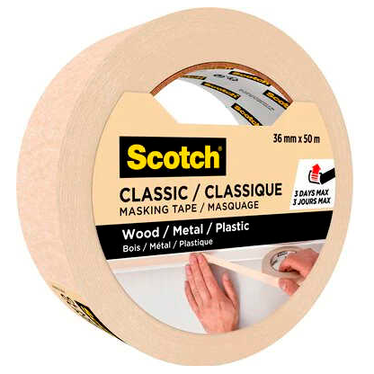 Artikelbild für Scotch CLASSIC Kreppband beige 36,0 mm x 50,0 m 1 Rolle, Artikelnummer 747901