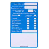 Artikelbild 1 für EICHNER Aufkleber Inspektion, blau/weiß, 100 St., Artikelnummer 704146