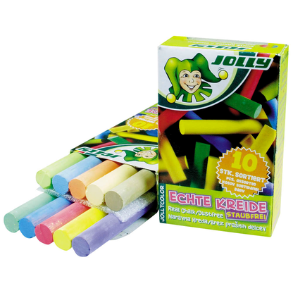 Artikelbild für JOLLY Kreide farbsortiert 10 St., Artikelnummer 312525