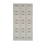Artikelbild 1 für BISLEY Schließfachschrank MonoBloc ML09T4 lichtgrau ML09T4645, 12 Schließfächer 90,0 x 50,0 x 170,0 cm, Artikelnummer 571113