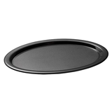 Artikelbild 1 für APS Tablett KAFFEEHAUS schwarz rund 21,5 x 28,5 cm, Artikelnummer 199418