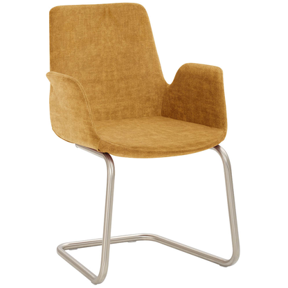 Artikelbild für Mayer Besuchersessel myHELIOS senf chrom Stoff 58,0 x 56,0 x 86,0 cm, 1 St., Artikelnummer 174407