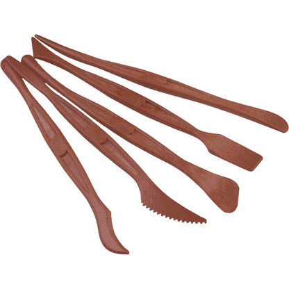 Artikelbild für JOVI Modellierwerkzeug braun, 5 St., Artikelnummer 321608