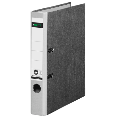 Artikelbild 2 für AKTION: LEITZ 1050 Ordner lichtgrau marmoriert Karton 5,2 cm DIN A4, 10 St., Artikelnummer 653919