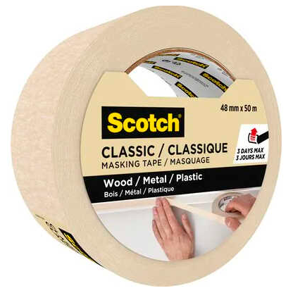 Artikelbild für Scotch CLASSIC Kreppband beige 48,0 mm x 50,0 m 1 Rolle, Artikelnummer 747871
