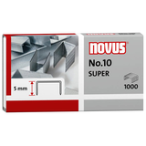 Artikelbild 1 für novus Heftklammern SUPER No.10, 1.000 St., Artikelnummer 134106