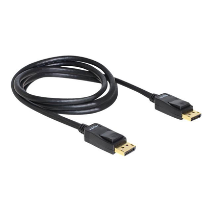 Artikelbild für DeLOCK DisplayPort Kabel 2,0 m schwarz, 1 St., Artikelnummer 577027