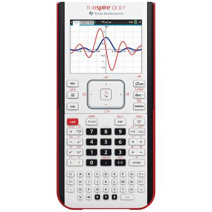 Artikelbild für TEXAS INSTRUMENTS TI-Nspire CX II-T Grafikrechner schwarz/weiss, Artikelnummer 141471