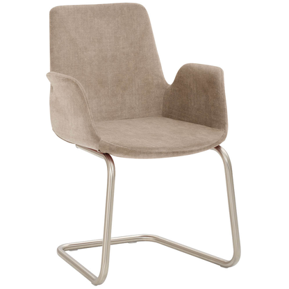 Artikelbild für Mayer Besuchersessel myHELIOS hellbraun chrom Stoff 58,0 x 56,0 x 86,0 cm, 1 St., Artikelnummer 174296