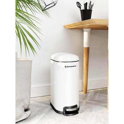 Artikelbild 4 für SONGMICS Mülleimer 10,0 l weiß, 1 St., Artikelnummer 291983