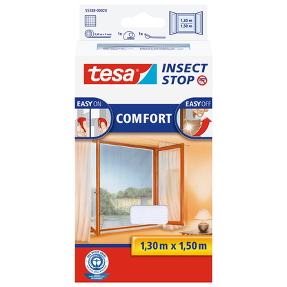 Artikelbild 2 für tesa Fliegengitter Insect Stop Comfort weiß 1,3 x 1,5 m, Artikelnummer 619029