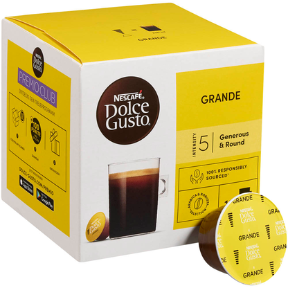 Artikelbild 2 für NESCAFÉ DOLCE GUSTO® Grande Generous & Round Kaffeekapseln, mild, 16 Stück, Artikelnummer 613352