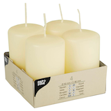 Artikelbild 1 für STARPAK Stumpenkerzen elfenbein, 4 St., Artikelnummer 514087