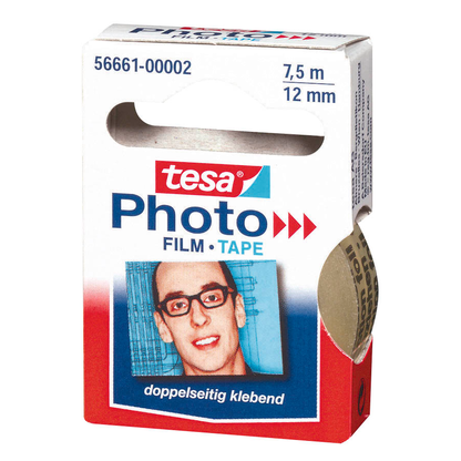 Artikelbild 2 für tesa Photo Film 56661 doppelseitiges Klebeband 12,0 mm x 7,5 m, 1 Rolle, Artikelnummer 483735