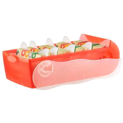 Artikelbild 3 für HAN Croco Karteikasten DIN A8 für 500 Karteikarten rot mit Deckel, Artikelnummer 572479