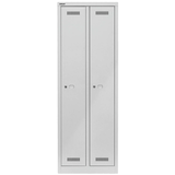 Artikelbild 1 für BISLEY Spind MonoBloc ML06D1 lichtgrau ML06D1645, 2 Schließfächer 61,0 x 50,0 x 170,0 cm, Artikelnummer 571195