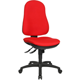 Artikelbild 1 für Topstar Bürostuhl Support SY, 8550 G21 Stoff rot, Gestell schwarz, Artikelnummer 617656