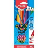 Artikelbild 1 für maped COLOR'PEPS STRONG Buntstifte farbsortiert, 12 St., Artikelnummer 303281