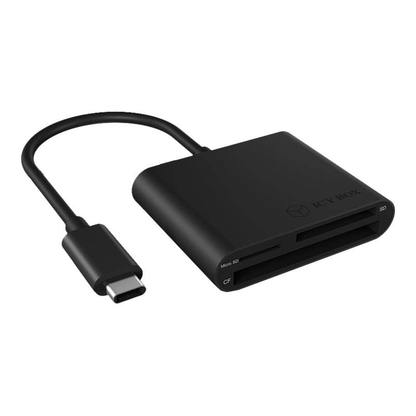 Artikelbild 2 für RaidSonic ICY BOX® IB-CR301-C3 Multi-microSD, SD, Compact Flash-Kartenleser schwarz, Artikelnummer 637623