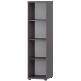 Artikelbild 1 für MÖBELPARTNER Aktenregal 4000 eschegrau 39,3 x 39,5 x 152,8 cm, 1 St., Artikelnummer 896304