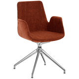 Artikelbild 1 für Mayer Besuchersessel myHELIOS rost Aluminium poliert Stoff 58,0 x 55,0 x 88,0 cm, 1 St., Artikelnummer 174316