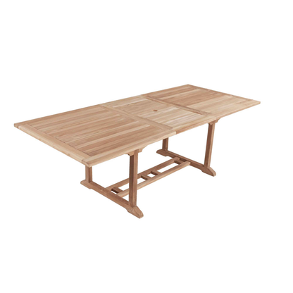 Artikelbild für Garden Pleasure Gartentisch SOLO natur rechteckig 100,0 x 180,0 / 240,0 x 75,0 cm, Artikelnummer 310439