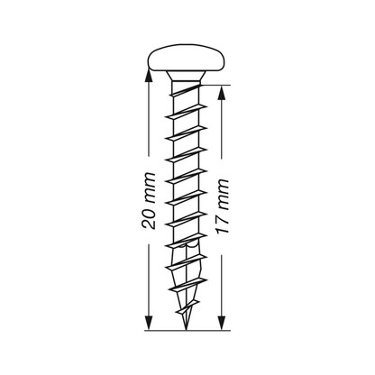 Artikelbild 10 für SPAX® Universalschrauben Z2 Halbrundkopf WIROX 0231010450205 4,5 mm x 20 mm, 1.000 St., Artikelnummer 394367