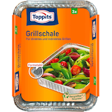 Artikelbild 1 für Toppits Aluschalen Grillschale silber 17,0 x 22,0 cm, 3 St., Artikelnummer 441806