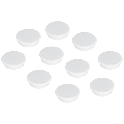 Artikelbild für FRANKEN Haftmagnet Magnete weiß, Kunststoff Ø 1,27 cm, 10 St., Artikelnummer 530446