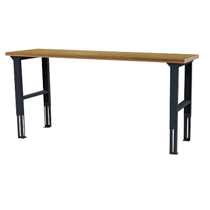 Artikelbild für Simplaflex® Systemeinrichter Werkbank anthrazit, RAL 7016 200,0 x 60,0 x 76,0 - 106,0 cm, Artikelnummer 684029