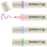 Artikelbild 1 für edding Highlighter 24 EcoLine pastell Textmarker farbsortiert, 4 St., Artikelnummer 131056