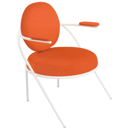 Artikelbild für meet powered by PAPERFLOW Sessel SATURNE rost weiß Kunstleder 70,0 x 73,0 x 88,0 cm, 1 St., Artikelnummer 231268