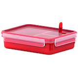 Artikelbild 1 für emsa Mikrowellendose CLIP & MICRO mit Einsätzen rot 1,2 l, 1 St., Artikelnummer 477119