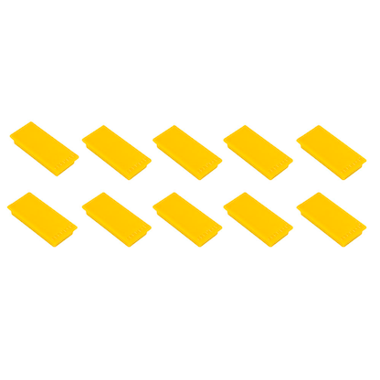 Artikelbild für FRANKEN Haftmagnet Magnet gelb, Kunststoff 2,3 x 5,0 cm, 10 St., Artikelnummer 530687