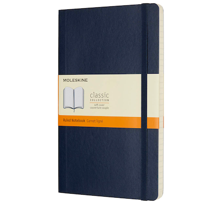 Artikelbild 3 für MOLESKINE Notizbuch Classic Collection ca. DIN A5 liniert, saphir Softcover 192 Seiten, 1 St., Artikelnummer 718738