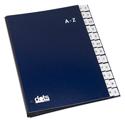 Artikelbild für dots Pultordner A-Z blau, 1 St., Artikelnummer 799205